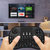 Mini Wireless Bluetooth 2.4G Keyboard and Touch Pad Mouse For PC Android TV BOX