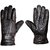 Leather Gloves for Winter Warm Anti-Slip with Protective Hand Lining Free Size