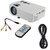 IBS Mini Projector Full Color 1080P Home Cinema HDMI /AV/USB Video Beamer 1000 lm LED Corded Portable Projector (White)