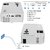 IBS Mini Projector Full Color 1080P Home Cinema HDMI /AV/USB Video Beamer 1000 lm LED Corded Portable Projector (White)