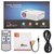 IBS Mini Projector Full Color 1080P Home Cinema HDMI /AV/USB Video Beamer 1000 lm LED Corded Portable Projector (White)