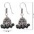 Black Oxidised Jhumki