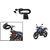 Autonity Bike Sleek Single Helmet Lock for  Bajaj Pulsar NS200
