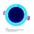 Snap Light 6w Double Colour Round White Blue 3 Step LED Panel Light