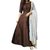 Dwarkesh fashion brown tafeta silk anarkali gown (coffee tamli)