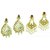 Aarsh Traditional Gold Alloy Jhumki Earrings For Women and girl