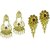 Aarsh Traditional Gold Alloy Jhumki Earrings For Women and girl