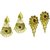 Aarsh Traditional Gold Alloy Jhumki Earrings For Women and girl
