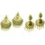 Aarsh Traditional Gold Alloy Jhumki Earrings For Women and girl