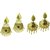 Aarsh Traditional Gold Alloy Jhumki Earrings For Women and girl