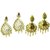 Aarsh Traditional Gold Alloy Jhumki Earrings For Women and girl