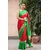 Dwarkesh fashion redparrot cotton silk saree with running blouse