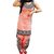 Dwarkesh fashion Womens Cotton Dress Materials(orange patiyala) (Unstitched)