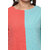 Janasya Women's Light Blue Crepe Asymmetric Solid Kurta