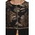 Janasya Women's Crepe Front Slit Gold Foil Print Kurta