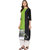 Janasya Women's Light Green Crepe Straight Solid Kurta