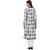 Janasya Women's Blue Cotton A-Line Abstract Print Kurta