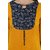 Janasya Women's Yellow Crepe Front Slit Solid Kurta