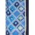 Janasya Women's Blue Crepe High Low Hemline Abstract Print Kurta