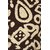 Janasya Women's Brown Cotton A-Line Abstract Print Kurti