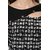 Janasya Women's Black Cotton A-Line Abstract Print Kurta