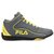 Fila Men's Leedo Grey and Yellow Rubber Sneakers