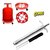 Combo LPG Gas Cylinder Trolley & Pogo Gas lighter with knife