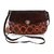 arpera Embossed Genuine Leather Brown Sling bag  C11517-2