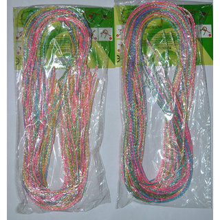 Buy 2 Pockets - Multi Color Glittering Scoobie / Scooby Strings For ...