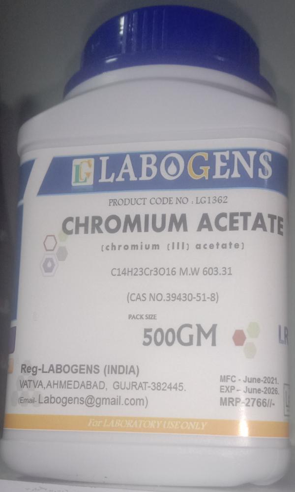 Labogens Buy LABOGENS CHROMIUM ACETATE 500GM Online - Get 17% Off