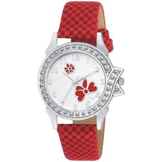 HRV LADIES 13 RED Colors Beautiful Analog Watch - For Women