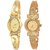 HRV Gold Oval And X Model Women And Gilrs Analog Watch
