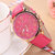 Geneva Platinum Dark Pink Analog Watch For Women, Girls
