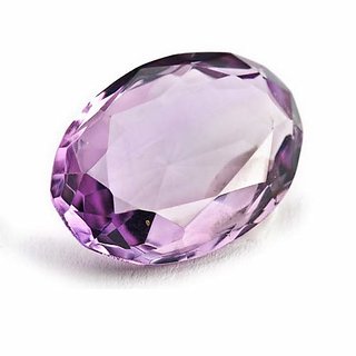 7.25 Ratti Natural Stone Amethyst Unhetaed & Lab Certified Semi- Precious Stone By Ceylonmine