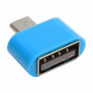 Pack of 2 Micro USB OTG Adaptor - (Assorted Colors)