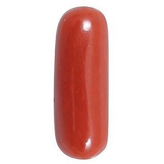 Natural Lab Certtified Coral Moonga Gemstone 7.25 Ratti