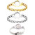 Neutron Modern Fashionable Chain And World Cup Analogue Gold, Silver And White Color Girls And Women Watch - G336-G404-G6 (Combo Of  3 )