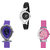 Neutron Brand New Branded World Cup And Fish Shape Analogue Black, Purple And Pink Color Girls And Women Watch - G1-G54-G9 (Combo Of  3 )