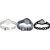 Neutron Latest Fancy Chain Analogue Silver And Black Color Girls And Women Watch - G301-G207-G68 (Combo Of  3 )