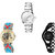 Neutron Brand New Technology Elephant And Chain Analogue Silver, Multi Color And Black Color Girls And Women Watch - G304-G161-G68 (Combo Of  3 )