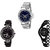 Neutron Classical Royal Love Valentine And Chain Analogue Silver And Black Color Girls And Women Watch - G282-G332-G68 (Combo Of  3 )