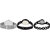 Neutron Classical Royal Love Valentine And Chain Analogue Silver And Black Color Girls And Women Watch - G282-G332-G68 (Combo Of  3 )