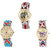 Neutron New Quartz Elephant And Butterfly Analogue Multi Color Color Girls And Women Watch - G162-G315-G135 (Combo Of  3 )