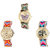 Neutron Latest Collegian Butterfly And Elephant Analogue Multi Color Color Girls And Women Watch - G133-G165-G154 (Combo Of  3 )