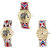 Neutron New Fashion Elephant Analogue Multi Color Color Girls And Women Watch - G158-G162-G313 (Combo Of  3 )