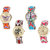 Neutron Latest Italian Designer Butterfly, Paris Eiffel Tower And Elephant Analogue Multi Color Color Girls And Women Watch - G131-G150-G162-G317 (Combo Of  4 )