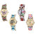 Neutron Best Style Butterfly, Paris Eiffel Tower And Elephant Analogue Multi Color Color Girls And Women Watch - G132-G151-G160-G319 (Combo Of  4 )