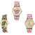 Neutron Latest Collegian Butterfly And Elephant Analogue Multi Color Color Girls And Women Watch - G142-G156-G319 (Combo Of  3 )