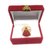 Red Coral Ring 3.5 Gram Gold (Munga Gemstone Ring)
