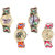 Neutron New Heart Butterfly, Paris Eiffel Tower And Elephant Analogue Multi Color Color Girls And Women Watch - G133-G146-G155-G317 (Combo Of  4 )